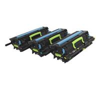 Lexmark - pack de 3 - jaune, cyan, magenta cartouche de toner - LCCP - 72K0F50