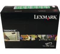 Lexmark Cartouche de toner T650H31E Noir 25 000 pages à rendement élevé Original pour T-650DN