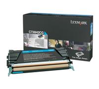 Lexmark toner cyan C736H2CG
