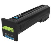 Lexmark Cartouche de toner 82K2HCE pour CX860DE Cyan Originale Grande capacité