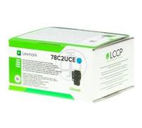 Lexmark - Ultra High Yield - cyan - original - cartouche de toner LCCP, LRP - pour Lexmark CS521dn, CS622de, CX622ade, CX622de, CX625ade, CX625adhe, CX625de Cyan G