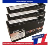 Lexmark X264DN Toner Black 3.5K 3 Pack
