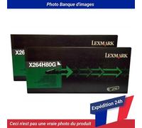 Lexmark X264dn Toner Black 9K 2 Pack