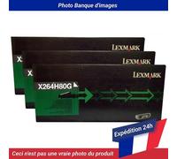 Lexmark X264dn Toner Black 9K 3 Pack