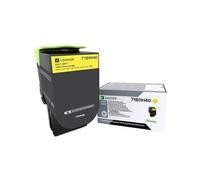 Lexmark X417 - À rendement élevé - jaune - original - cartouche de toner LCCP - pour Lexmark CS417dn, CS517de, CX417de, CX517de