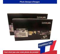 Lexmark X746 Toner Cartridge Black High Yield Pack Of 2