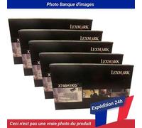 Lexmark X746 Toner Cartridge Black High Yield Pack Of 5