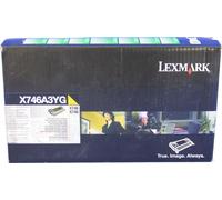 Lexmark X746A3YG cartouche de toner jaune projet, 7000 pages pour X 746 DE 748 DE DTE