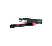 Lexmark X950X2MG Cartouche de Toner Original Magenta, Rendement 24000 pages, Technologie Laser, Compatibilité X950de/X952de/X954de