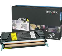 Lexmark Yellow Toner Cartridge for C52x / 0C5222YS Cartouche de toner Original Jaune