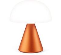 Lexon MINA M Lampe LED à poser sans fil rechargeable, de chevet ou bureau, à variateur d'intensité, jusqu'à 12h d'autonomie - Orange