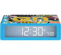 Lexon LR150BSQ-D Réveil radio Flip+ Jean-Michel Basquiat Turquoise