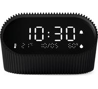 Lexon LR155MN3 Réveil numérique Ray Clock noir mat