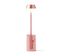 Lexon MIMI Lampe de Lecture à Pince, Lampe sans Fil Rechargeable, Lumière pour Lire au Lit, Socle Inclus pour Table de Chevet, 9 couleurs LED, Accessoire Liseuse USB-C - Rose