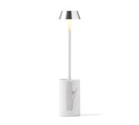 Lexon MIMI Lampe de Lecture à Pince, Lumière pour Lire au Lit, Socle Inclus pour Table de Chevet, 9 couleurs LED, Accessoire Liseuse Rechargeable USB-C - Alu Poli