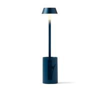 Lexon MIMI Lampe de Lecture à Pince, Lumière pour Lire au Lit, Socle Inclus pour Table de Chevet, 9 couleurs LED, Accessoire Liseuse Rechargeable USB-C - Bleu Sombre