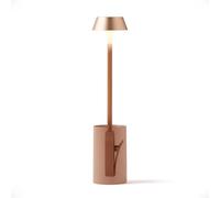 Lexon MIMI Lampe de Lecture à Pince, Lumière pour Lire au Lit, Socle Inclus pour Table de Chevet, 9 couleurs LED, Accessoire Liseuse Rechargeable USB-C - Or