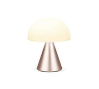Lexon MINA M Lampe Champignon LED sans fil rechargeable, lampe à poser avec 9 couleurs de lumière et variateur d'intensité, jusqu'à 24h d'autonomie - Or Doux