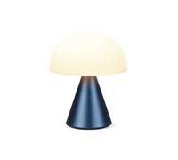 Lexon MINA M Lampe Champignon LED sans fil rechargeable, lampe à poser avec 9 couleurs de lumière et variateur d'intensité, jusqu'à 24h d'autonomie - Bleu Sombre
