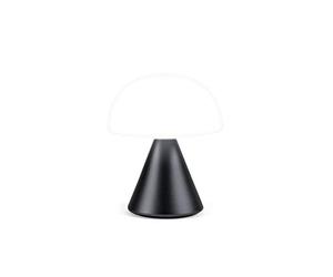 Lexon MINA Mini Lampe Champignon sans fil rechargeable, lampe LED à poser ou de chevet, à variateur d'intensité, jusqu'à 12h d'autonomie - Gris Métallique