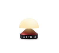 Lexon MINA Sunrise Reveil matin lumineux, simulateur d'aube et crépuscule, 5 sons naturels, lampe de chevet LED veilleuse et luminothérapie - Rouge Sombre