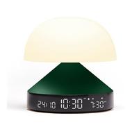 Lexon MINA Sunrise Reveil matin lumineux, simulateur d'aube et crépuscule, 5 sons naturels, lampe de chevet LED veilleuse et luminothérapie (Vert Sombre)