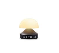 Lexon MINA Sunrise Reveil matin lumineux, simulateur d'aube et crépuscule, 5 sons naturels, lampe de chevet LED veilleuse et luminothérapie - Gris métallique