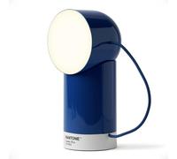 Lexon ORBE Lampe LED de table rechargeable, sans fil avec tête amovible magnétique et rotative, pour chevet, bureau ou terrasse - Bleu