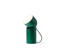 Lexon ORBE Lampe LED de table rechargeable, sans fil avec tête amovible magnétique et rotative, pour chevet, bureau ou terrasse - Vert Foncé