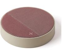 Lexon Oslo Energy Enceinte Bluetooth 5W et Station de Charge sans Fil Gris Clair/Rose