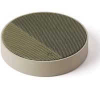 Lexon Oslo Energy - Station de Charge sans Fil et Haut-Parleur Bluetooth 5W - Pierre/Khaki