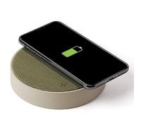 Station de charge sans fil & Enceinte Bluetooth 5W Gris Clair/Vert