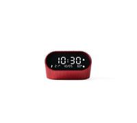 Lexon Ray Clock Réveil LCD avec Affichage température/humidité - Rouge