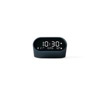 Lexon Ray Clock - Réveil Matin Design Aluminium | Horloge Numérique LCD | Thermomètre & Hygromètre | Rechargeable USB-C | 9 Mélodies & Sons Naturels - Bleu