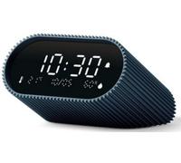 Lexon - Réveil Ray Clock Thermomètre Et Hygromètre Bleu
