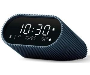 Lexon - Réveil Ray Clock Thermomètre Et Hygromètre Bleu