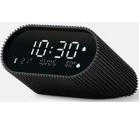 Lexon - Réveil Ray Clock Thermomètre Et Hygromètre Noir