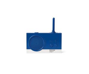 Lexon TYKHO 3 Enceinte Bluetooth Portable et Poste Radio FM, Etanche avec Batterie Rechargeable (Bleu Classique)