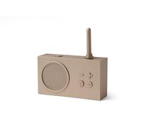 Lexon TYKHO 3 Enceinte Bluetooth Portable et Poste Radio FM, Etanche avec Batterie Rechargeable (Or)