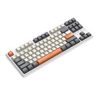 LexonElec 75% Clavier Mécanique de Jeu Tri-mode - BT5.0/2,4 GHz/Filaire USB, TKL 80% Compacte 87 Touches, Éclairage RVB LIGHTSYNC, Hot Swappable Silent Linear Switch, Rechargeable 3000mAh - Gris