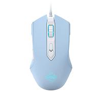LexonElec AJ52 Souris de Jeu Filaire RVB, Souris de Jeu PC avec 7 Niveaux de DPI Réglables 7 Bouton, Souris USB Optique Rétroéclairée par LED Arc-en-Ciel pour PC Xbox Mac OS Linux - Bleu