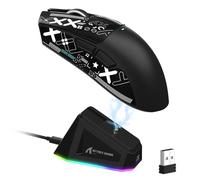 LexonElec Attack Shark X11 Souris Gaming sans Fil (avec Station de Charge) (Noir-B)