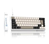 LexonElec Magic-Refiner X68 HE Clavier de Jeu Mécanique 8000Hz Rapid Trigger, Précision RT de 0,04mm, Compact 60% QWERTY Layout Filaire RGB Backlit, Magnetic Switch, Activation Réglable - Blanc