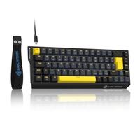 LexonElec Magic-Refiner X68 HE Clavier de Jeu Mécanique 8000Hz Rapid Trigger, Précision RT de 0,04mm, Compact 60% QWERTY Layout Filaire RGB Backlit, Magnetic Switch, Activation Réglable - Noir étoilé