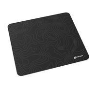 LexonElec x Attack Shark CM02 Tapis de Souris,de Jeu Moyen Tapis de Souris en Microfibre, 17,72 x 15,75 x 0,16 Pouces, optimisé pour Les capteurs de Jeu, Tapis de étanche pour E-Sport - Noir Contour