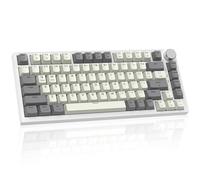 LexonElec x Attack Shark K85 Clavier Mécanique Magnetic Switch, Rapid Trigger, DKS/MT/TGL, Cloud Driver, RVB LIGHTSYNC, QWERTY, Clavier de Jeu à Gasket Filaire 75% TKL avec Knob pour Win/Mac - Gris