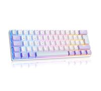 LexonElec x Magic-Refiner MK37 Clavier Gaming Filaire 60% au Format Britannique, Commutateur Magnétique, 8000Hz Rapid Trigger, Précision RT de 0,04 mm,0.125ms Latency, RGB Backlit pour PC/Mac(Violet)