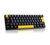 LexonElec x Magic-Refiner MK37 Clavier Gaming Filaire 60% au Format Britannique, Commutateur Magnétique, 8000Hz Rapid Trigger, Précision RT de 0,04 mm, RGB Backlit pour PC/Mac(Noir étoilé)
