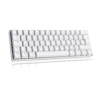 LexonElec x Magic-Refiner MK37 Clavier Gaming Filaire 60% au Format Britannique, Commutateur Magnétique, 8000Hz Rapid Trigger, Précision RT de 0,04 mm,0.125ms Latency, RGB Backlit pour PC/Mac (Blanc)