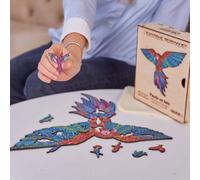 L'exotique perroquet puzzle bois, c b